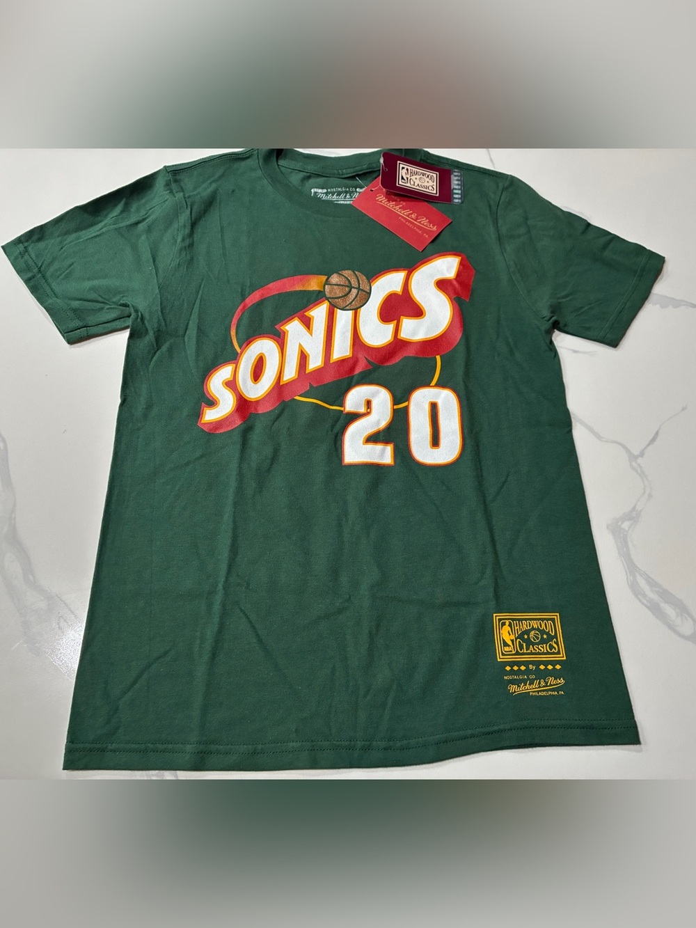 Seattle SuperSonics Youth Gary Payton Mitchell & Ness Shirt Retails $32